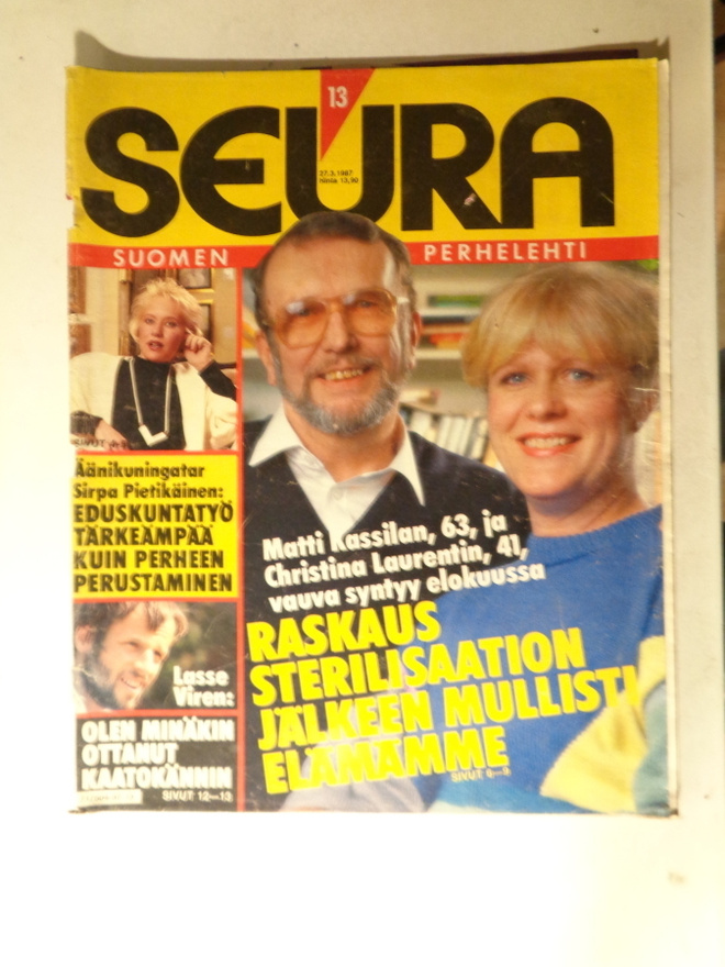 Seura lehti Nro 13/1987 (21.11)