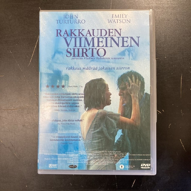 Rakkauden viimeinen siirto DVD