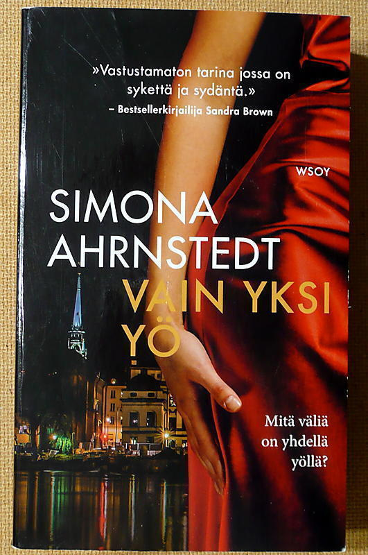 Simona Ahrnstedt: Vain yksi yö (pokkari)