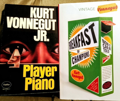 Kurt Vonnegut:   Breakfast of Champions.