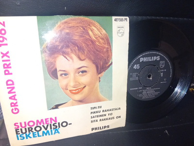 7" EP GRAND PRIX 1962 Suomen Eurovisioiskelmiä