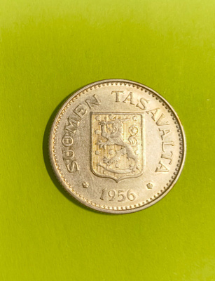 200 markkaa v. 1956, hopeaa