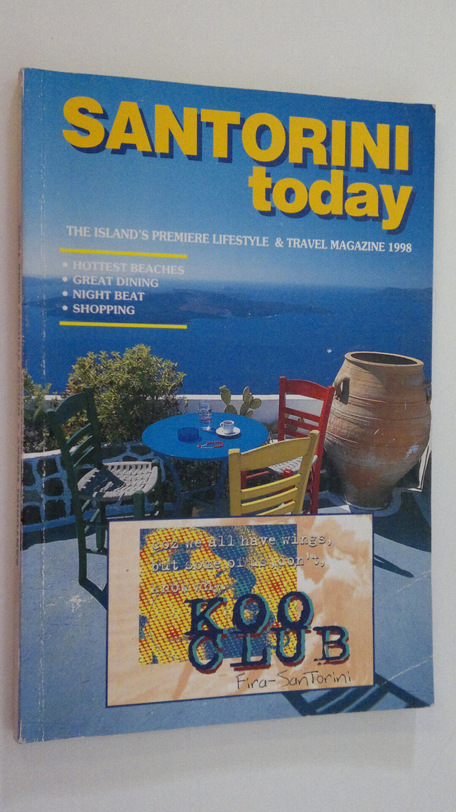 Santorini today : the island's premiere lifestyle and tra...