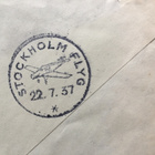 Ilmakirje Porvoosta Sörvik Ruotsi 1937 - pikkukuva 3