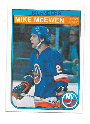 1982-83 OPC #207 Mike McEwen New York Islanders