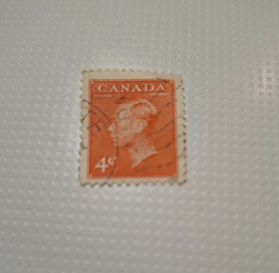 Kulkenut postimerkki 30 -luvulta, Kanada 4