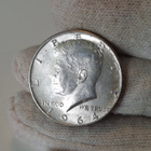 Kennedy half dollar 1964. Hopeaa - pikkukuva 1