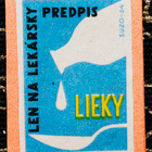 * Vanha tsekkiläinen maitomainos magneettina * 60-luku - pikkukuva 1