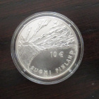 10€  HOPEINEN JUHLARAHA J.V SNELLMAN 2006 - pikkukuva 2