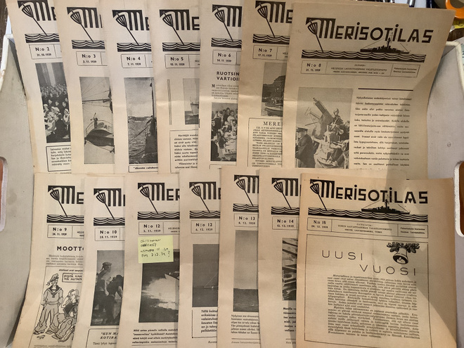 Merisotilas lehti 14 kpl 1939