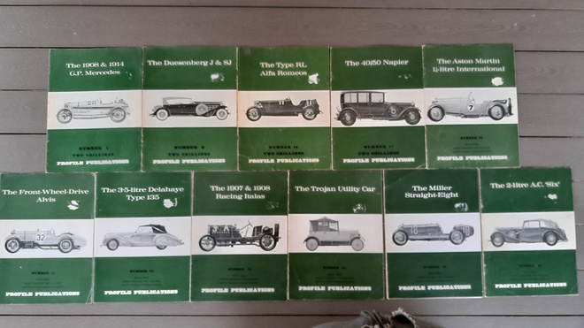 Profile Publications - 11 kpl 60-luvun autolehtiä Englanti