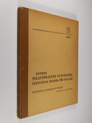 Suomen tilastollinen vuosikirja 1954 = Statistisk årsbok ...