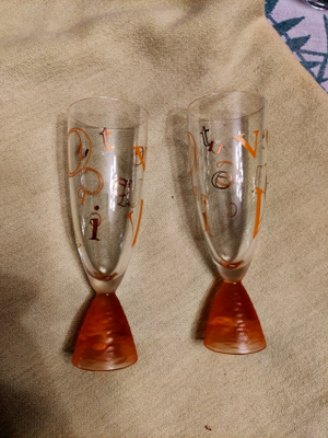 Veuve Clicquot Ponsardin Alphabet -kuohuviinilasit 2kpl