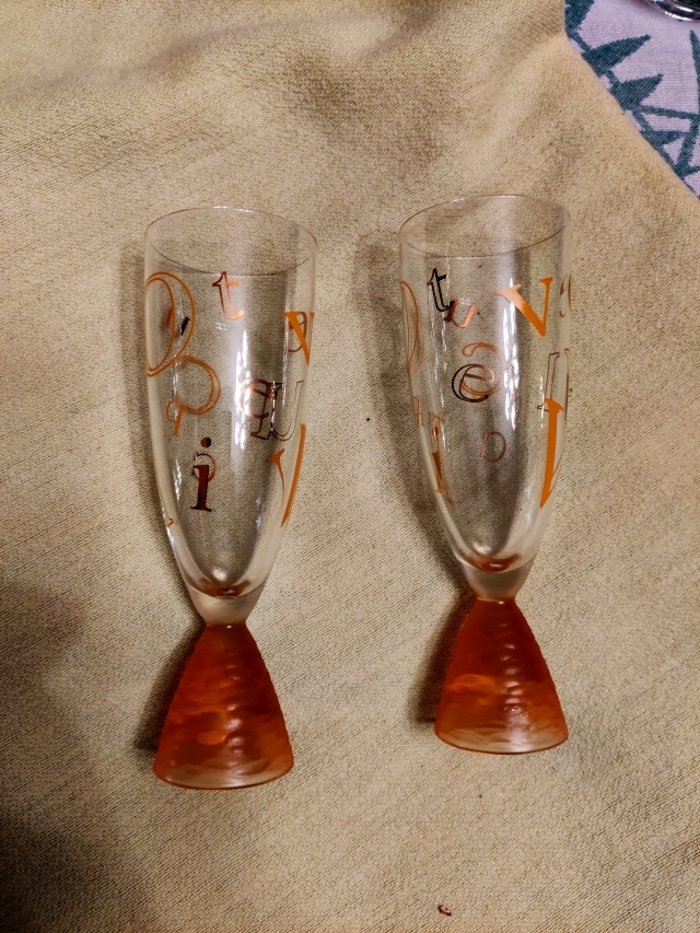 Veuve Clicquot Ponsardin Alphabet -kuohuviinilasit 2kpl