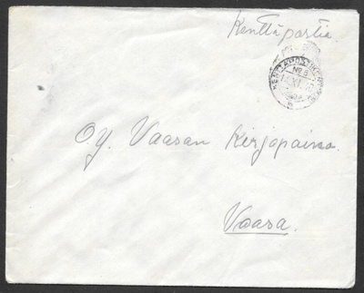 Kenttäposti - kpk 5 14.10.1940