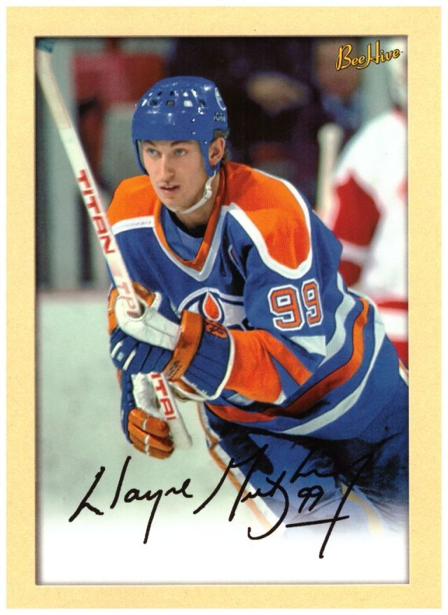 WAYNE GRETZKY Oilers, 05-06 Beehive #236 Jumpo