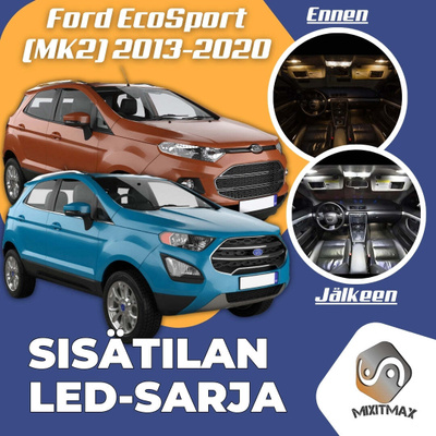 Ford EcoSport (MK2) Sisätilan LED-sarja 9-osainen
