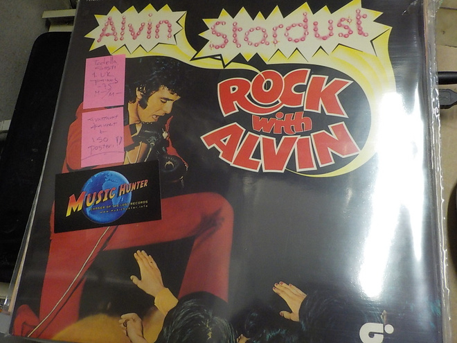 ALVIN STARDUST - ROCK WITH ALVIN M-/M- LP + posteri !!!
