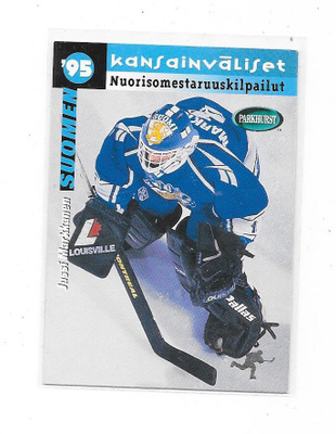 1994-95 Parkhurst #215 Jussi Markkanen , Suomi & Saipa RC