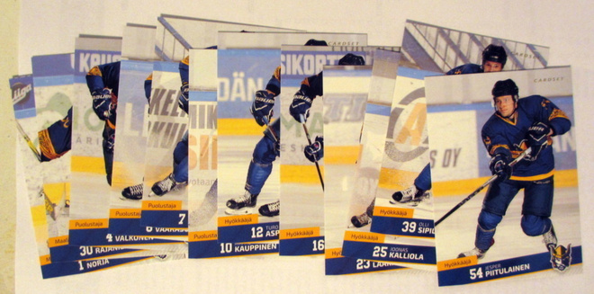 Cardset 2016-17 Mikkelin Jukurit 37-48 teamset