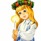 MLP 1535 / Lucia-neito kynttilä kädessä ja kruunu. 1980-l. - pikkukuva 1