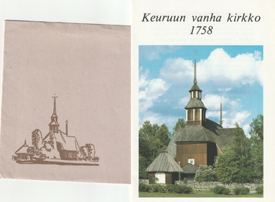 KIRKKOKORTTI - KEURUUN VANHA KIRKKO - 17