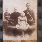 nejä vintage pahvivalokuvaa - 1800/1900 luku sotilasaihe - pikkukuva 5