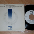 7" GEORGE WINSTON - Carol Of The Bells - single 1984 jazz EX - pikkukuva 1