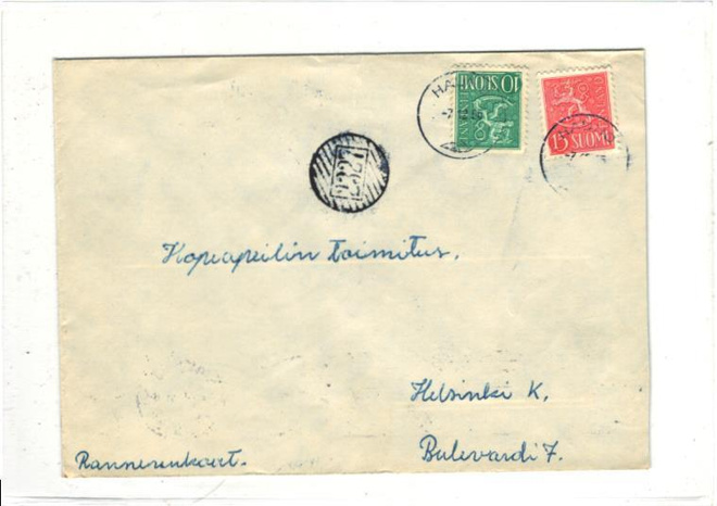 NUMEROLEIMA 2327 HAUHO