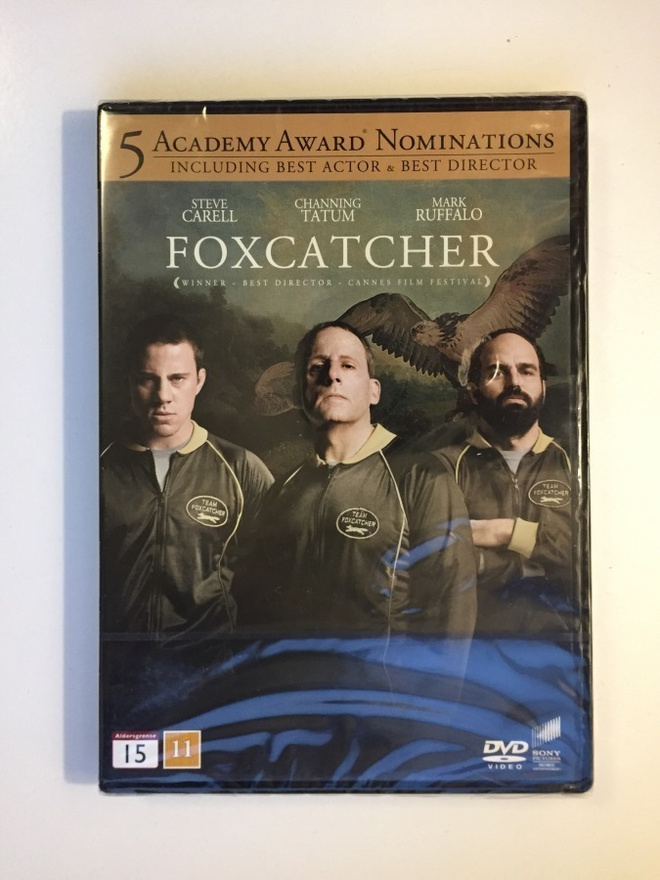 Foxcatcher (DVD) Channing Tatum ja Steve Carell (2014) UUSI