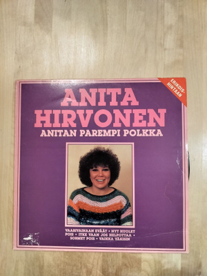 Lp-levy Anita Hirvonen Anitan parempi polkka