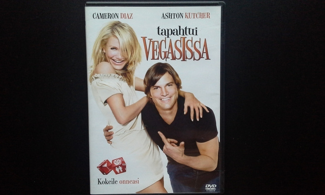 DVD: Tapahtui Vegasissa (Cameron Diaz, Ashton Kutcher 2008)