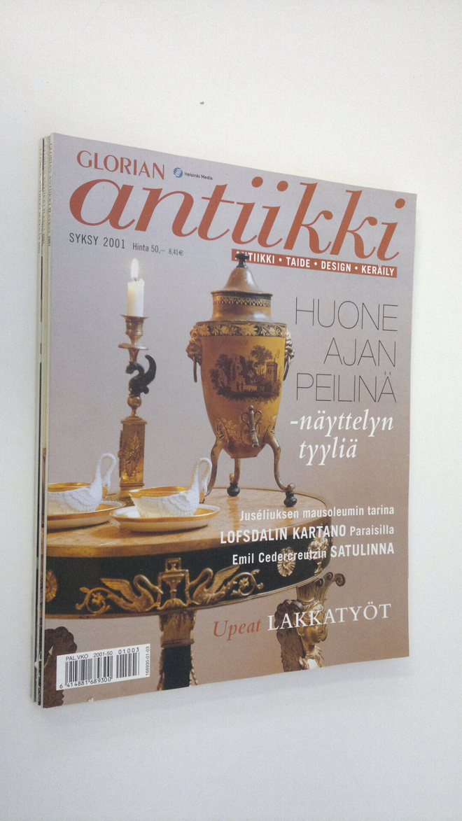Glorian antiikki vuosikerta 2001 (numero 4 puuttuu)