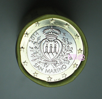 2014 SAN MARINO 1 euro suoraan rullasta UNC
