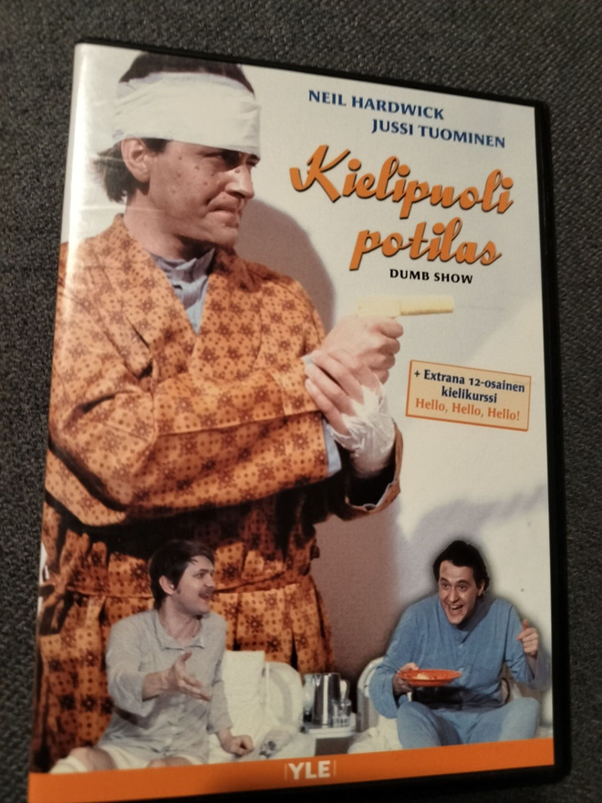 Kielipuoli potilas Dumb show+extrana 12-osainen kielikurssi