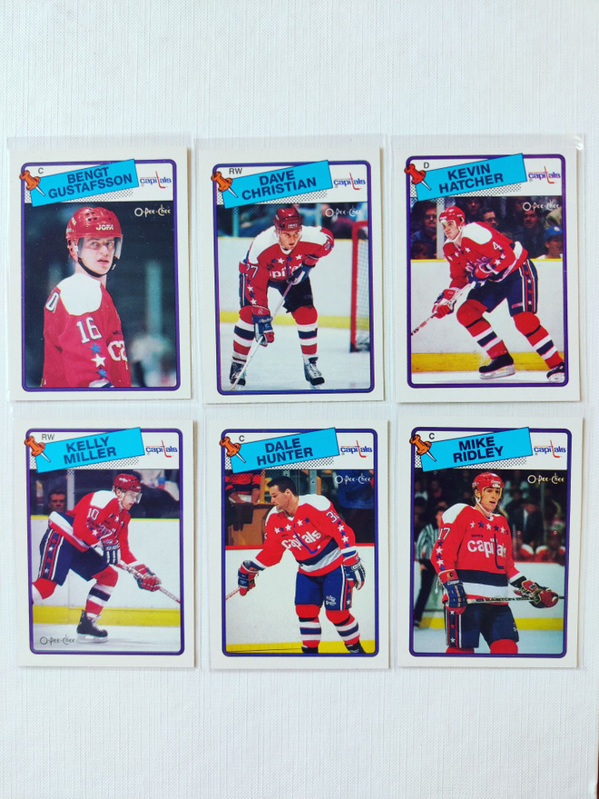 88-89 Opc - Washington Capitals 6kpl