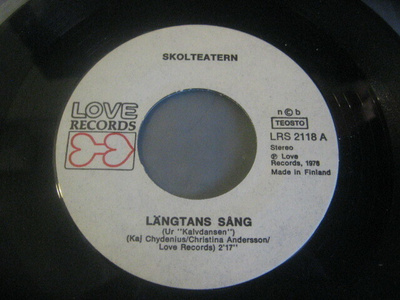 7" - Skolteatern - Längtans sång / Sången om det sociala arv