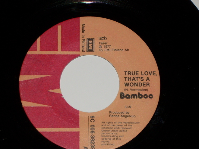 7" BAMBOO - True Love That's A Wonder - single 1977 VG++