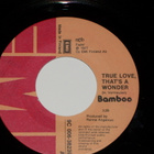 7" BAMBOO - True Love That's A Wonder - single 1977 VG++ - pikkukuva 1