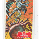 1966 Topps Batman Trading Card #18A Death Spins A Web - pikkukuva 1