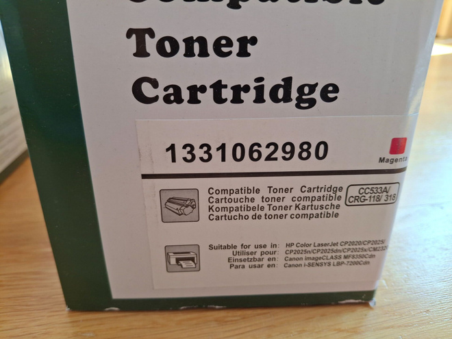 Mustekasetti HP Color LaserJet -tulostimille