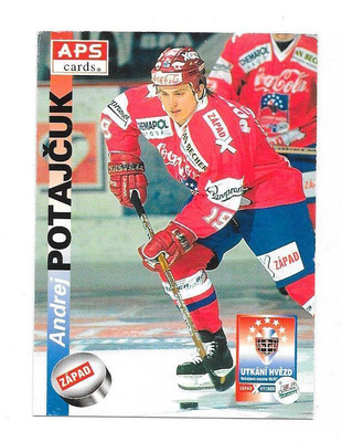 1997-98 APS #395 Andrej Potajcuk Sparta Praha ex Ässät