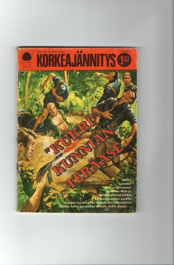 Korkeajännitys n:o 15 1969 "KUKRI" KUNNIAN TERÄASE