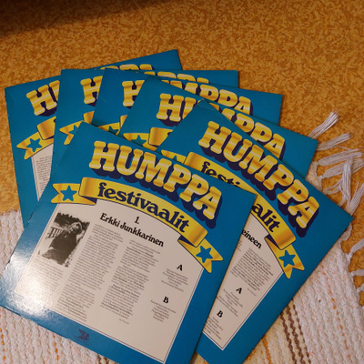 LP-levyjä Humppaveikot 6 kpl