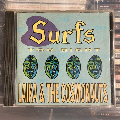 LAIKA & THE COSMONAUTS - Surfs You Right cd (Very Rare!)
