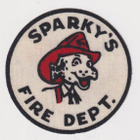 Sparky´s fire department - kangasmerkki - pikkukuva 1