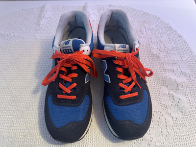 New Balance 574, koko 45,5 – Upea Blue Agate & Blast