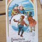 Uusi vuosi kortti Kuopiosta 1917 Pielavedelle leimoin - pikkukuva 4