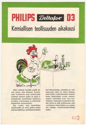Philips Deltafor rehun vitamiinilisä esite 40-luku