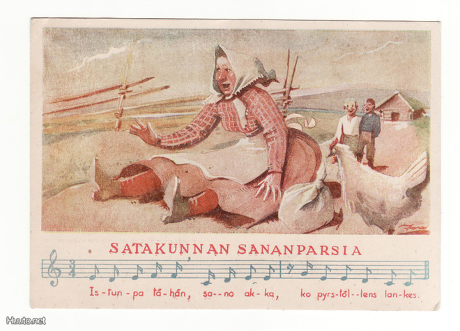 Postikortti, SATAKUNTA, sananparsia